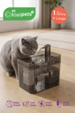 1.5L Automatic Pet Water Fountain with Filtration and Silent Pump