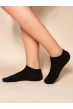10-Pair Value Pack Unisex Low Cut Athletic Sneakers Socks - Black-White - Image 4