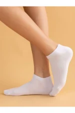 10-Pair Value Pack Unisex Low Cut Athletic Sneakers Socks - Black-White - Image 5