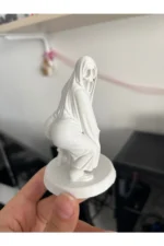 3D White Ghost Grim Reaper Figure 9 cm - Gamer Room Desk and Bookshelf Decor - Image 4