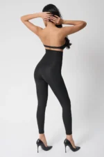 Black Corset Leggings Body Shaping Tummy Control Slimming Tights - Image 6