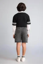 Boys Denim Shorts - Classic Cotton Jean Shorts - Image 4