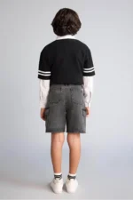 Boys Denim Shorts - Classic Cotton Jean Shorts - Image 5