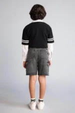 Boys Denim Shorts - Classic Cotton Jean Shorts - Image 6