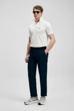 Carter Smart Men's Polo Shirt Off-White - Image 5