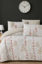 Cherry Pattern Double Duvet Cover Set with Fitted Sheet - Image 3