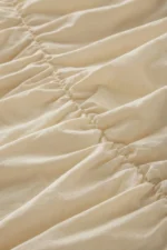 Cloud White Ruffled Double Cotton Duvet Cover Set - Image 4
