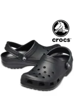 Crocs Classic Sabo Orthopedic Unisex Black Doctor and Nurse Clogs