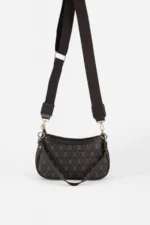 Farme Monogram Brown Crossbody Bag - Image 4