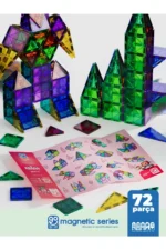 Go Magnetic Series 72-Piece Educational Magnetic Building Blocks Toy Set - Image 2