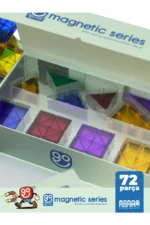 Go Magnetic Series 72-Piece Educational Magnetic Building Blocks Toy Set - Image 4