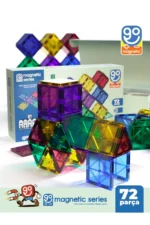 Go Magnetic Series 72-Piece Educational Magnetic Building Blocks Toy Set - Image 7
