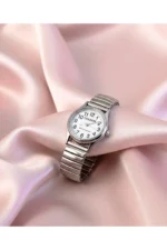 Goldon Vintage Style Spring-Loaded Women's Watch - Silver Tone Design - Image 2