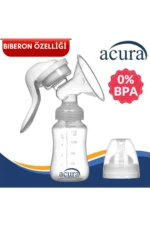 Manual Breast Pump with Bottle Feature Set