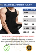 Men's Black Compression Tank Top - Chest Flattener & Tummy Control Posture Corrector - Image 3