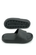 Men's Black EVA Summer Slippers Non-Slip Bath and Garden Slides - Image 6