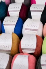 Premium Baby Soft Cotton Amigurumi and Punch Needle Knitting Yarn 50g - Baby Blue - Image 3