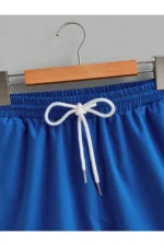 Royal Blue Shorts and White California Print T-Shirt Two-Piece Set - Image 2