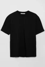 Solo Men's Black 100% Organic Cotton Comfort Fit Crew Neck Heavyweight T-Shirt