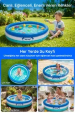 Swim Safe Inflatable Toddler Pool Safe Round Paddling Pool - Image 4
