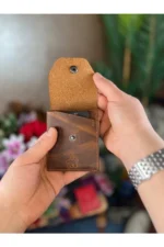 Viral Genuine Leather Unisex Tan Wallet with Multiple Card Slots - Functional and Stylish - Image 2