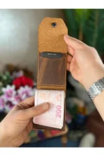 Viral Genuine Leather Unisex Tan Wallet with Multiple Card Slots - Functional and Stylish - Image 4