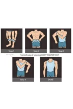 White Men's Compression Tank Top - Ultra Chest Binder & Tummy Control Posture Corrector - Image 7