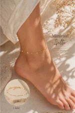 Women's Elegant Shimmering Thin Anklet Comfort Fit