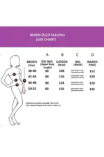 Women's Ethnic Patterned Adjustable Waist 3-Piece Burkini Swimsuit - Image 8
