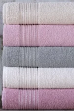10-Piece Cotton Hand and Face Towel Set - Soft Absorbent 50x90 cm Bathroom Towels - Image 2
