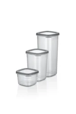 18-Piece Anthracite Food & Dry Food Storage Container Set with Free Labels (3 Sizes - 1.75L, 1.2L, 0.55L) - Image 5