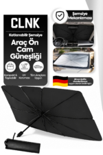 Car Windshield Sun Shade Umbrella - Foldable Reflective UV Protection Front Window Sunshade