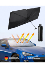 Car Windshield Sun Shade Umbrella - Foldable Reflective UV Protection Front Window Sunshade - Image 6