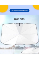 Car Windshield Sun Shade Umbrella - Foldable Reflective UV Protection Front Window Sunshade - Image 8
