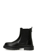 U.S. Polo Assn. Ottavia Women's Black Ankle Boots - Chunky Sole Textile Winter Booties - Image 3