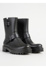 Lava Women's Black Textile Ankle Boots - Flat Pull-On Everyday Booties - Image 2