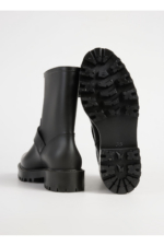 Lava Women's Black Textile Ankle Boots - Flat Pull-On Everyday Booties - Image 4