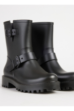 Lava Women's Black Textile Ankle Boots - Flat Pull-On Everyday Booties - Image 5