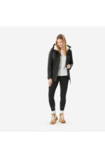Decathlon Quechua NH500 Women's Black Waterproof Padded Winter Jacket - Hooded, -10°C - Image 2