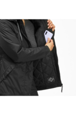 Decathlon Quechua NH500 Women's Black Waterproof Padded Winter Jacket - Hooded, -10°C - Image 7