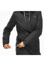Decathlon Quechua NH500 Women's Black Waterproof Padded Winter Jacket - Hooded, -10°C - Image 8