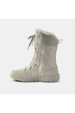 Decathlon Quechua NH500 High Women's Beige Waterproof Snow Boots - Lace-Up Winter Hiking Boots - Image 3
