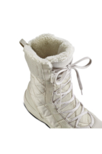 Decathlon Quechua NH500 High Women's Beige Waterproof Snow Boots - Lace-Up Winter Hiking Boots - Image 6