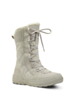 Decathlon Quechua NH500 High Women's Beige Waterproof Snow Boots - Lace-Up Winter Hiking Boots - Image 8