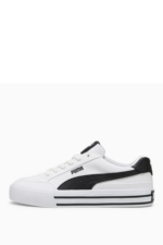 Puma Court Classic Vulc FS Men's White Court Sneakers - Canvas Low-Top Trainers - Image 2