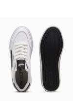 Puma Court Classic Vulc FS Men's White Court Sneakers - Canvas Low-Top Trainers - Image 5