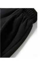 2-Pack Seasonal Men's Baggy Wide-Leg Sweatpants - Black & Gray Plus Size - Image 5