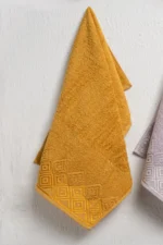 6-Piece 100% Cotton Hand and Face Towel Set - 30x50 cm Luxury, Soft, Absorbent Kitchen and Bathroom Towels - Image 7
