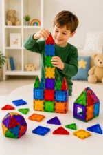 72-Piece Original Magnetic Building Blocks Educational Magnetic Toy Set - Image 5