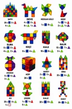 72-Piece Original Magnetic Building Blocks Educational Magnetic Toy Set - Image 6